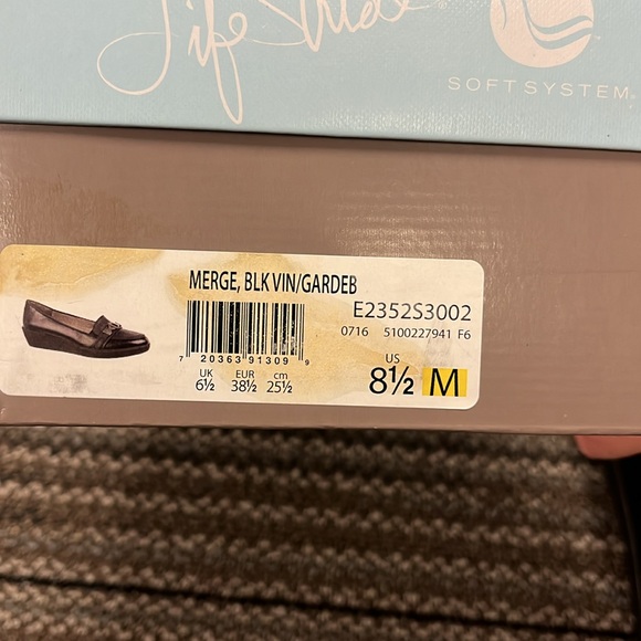 NEW Life Stride Merge Black Loafers 8.5 - Picture 3 of 3